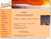 Tablet Screenshot of marana.nl